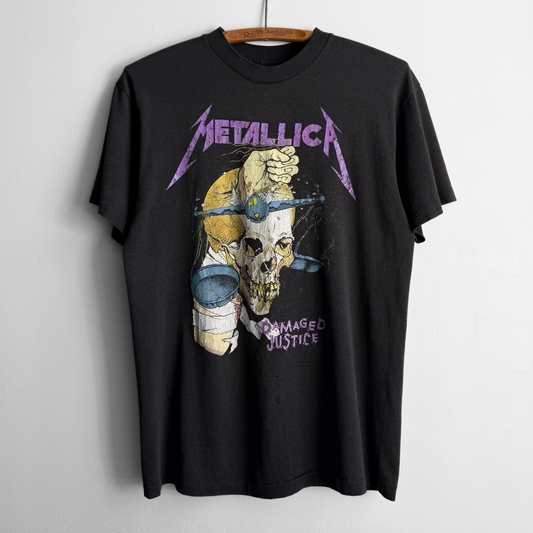 1988 Metallica Damaged Justice Summer Tour Tee