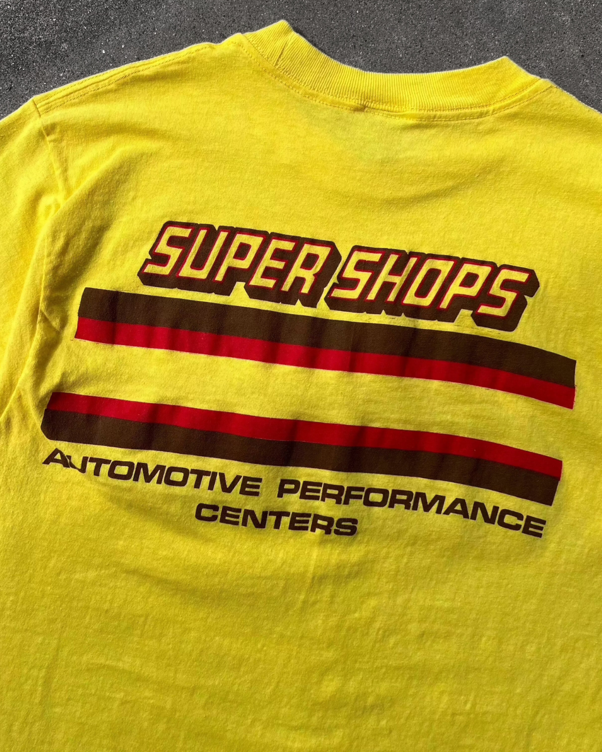 Vintage 1970s Super Shops Automotive Performance Center Tee  - Shop ThreadCount Vintage Co.