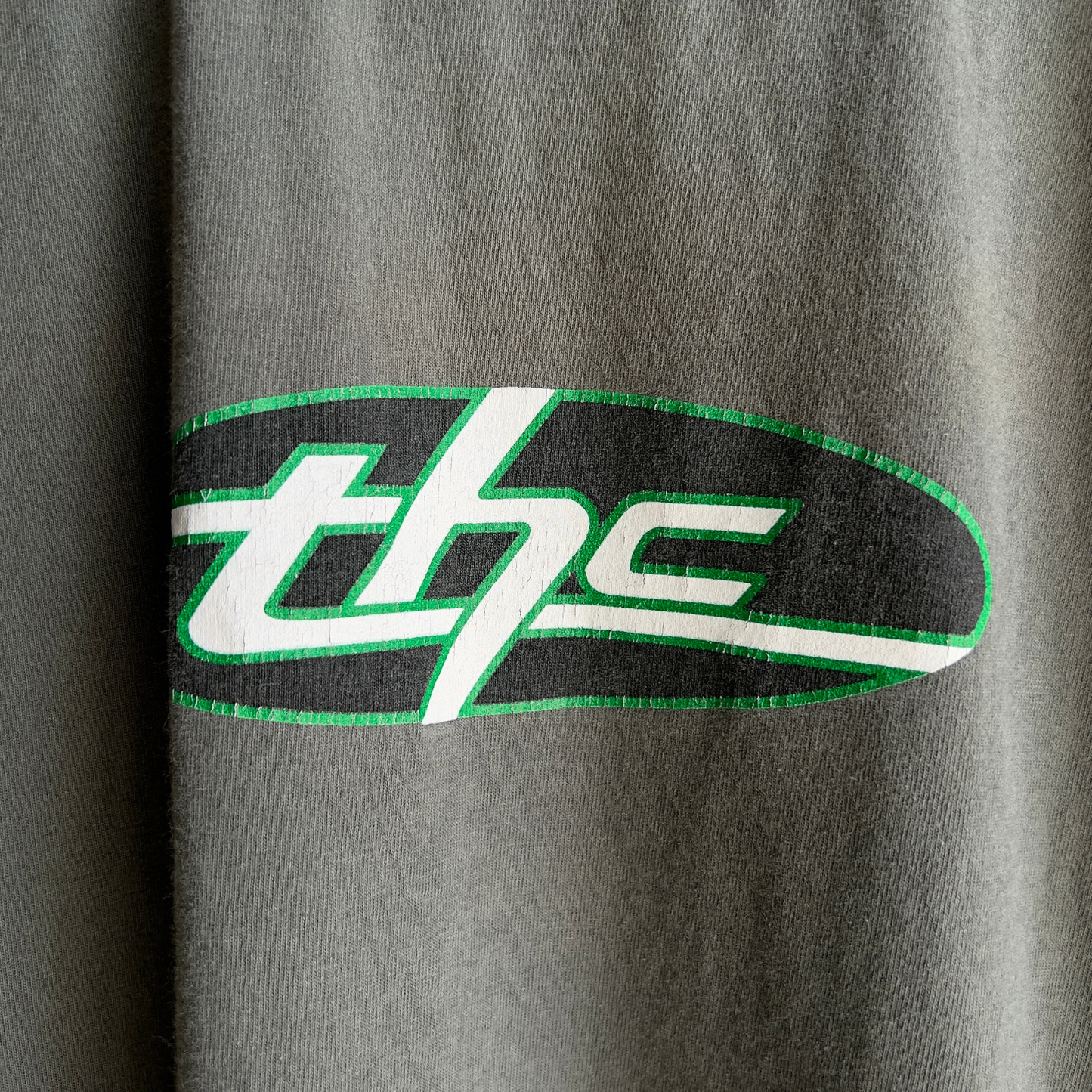 Vintage 1990s Faded Green THC Acronym Graphic Tee  - Shop ThreadCount Vintage Co.