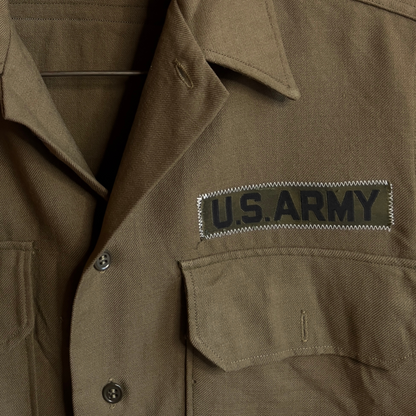 1940s U.S. Army Regulation Officer's Wool Field Shirt  - Shop ThreadCount Vintage Co.