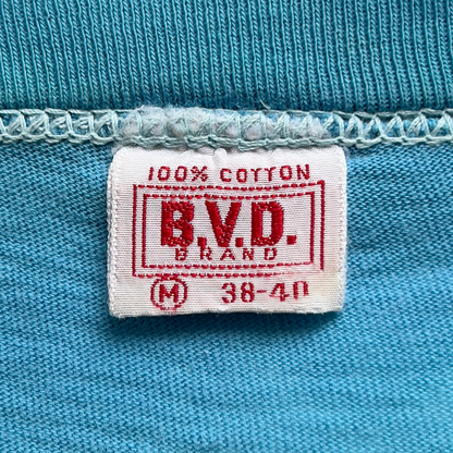 1950s Distressed Blue Selvedge Pocket Tee  - Shop ThreadCount Vintage Co.