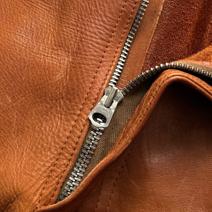 1960s Brown Genuine Leather Handmade Western Pants  - Shop THREADCOUNT Vintage Co.