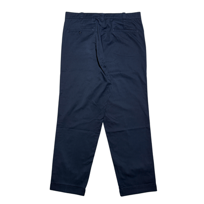 1960s Blue Perma-Prest Chino Work Pants (34)