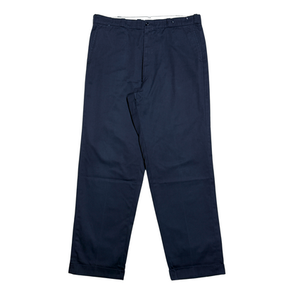 1960s Blue Perma-Prest Chino Work Pants (34)