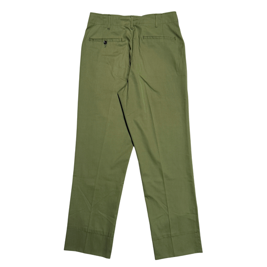 1960s BSA Green Flap Pocket Uniform Pants (31)
