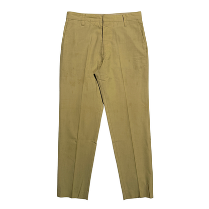 1960s Tan Perma-Prest Chino Work Pants (30)
