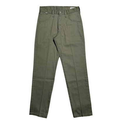 1970s Light Green Straight Fit Work Pants (29)