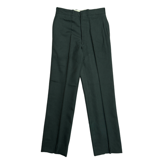 1970s U.S. Army Green Serge Wool Dress Pants (30)