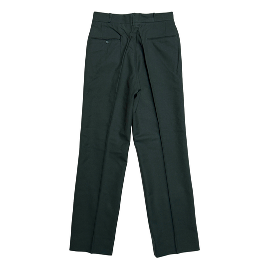 1970s U.S. Army Green Serge Wool Dress Pants (30)