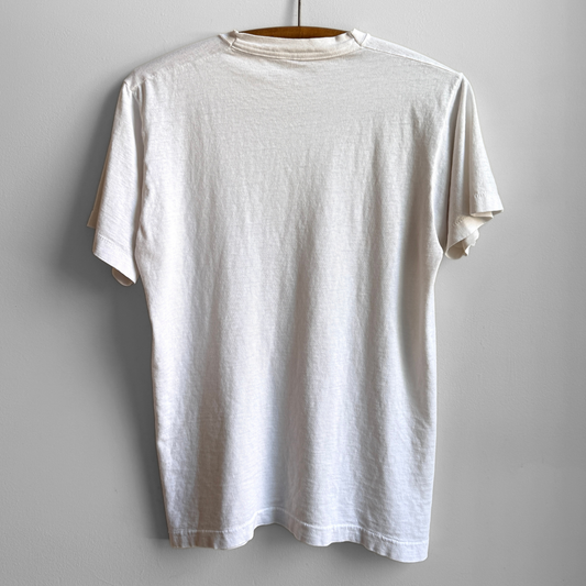 1980s Faded Blank White Tee