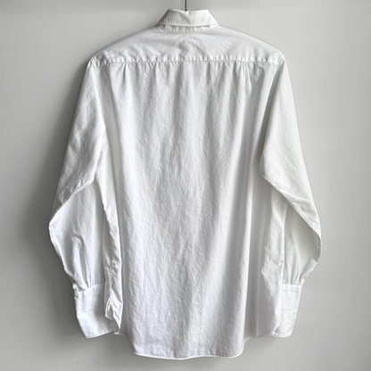 1950s White Kingswide French Cuff Dress Shirt