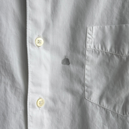 1950s White Kingswide French Cuff Dress Shirt