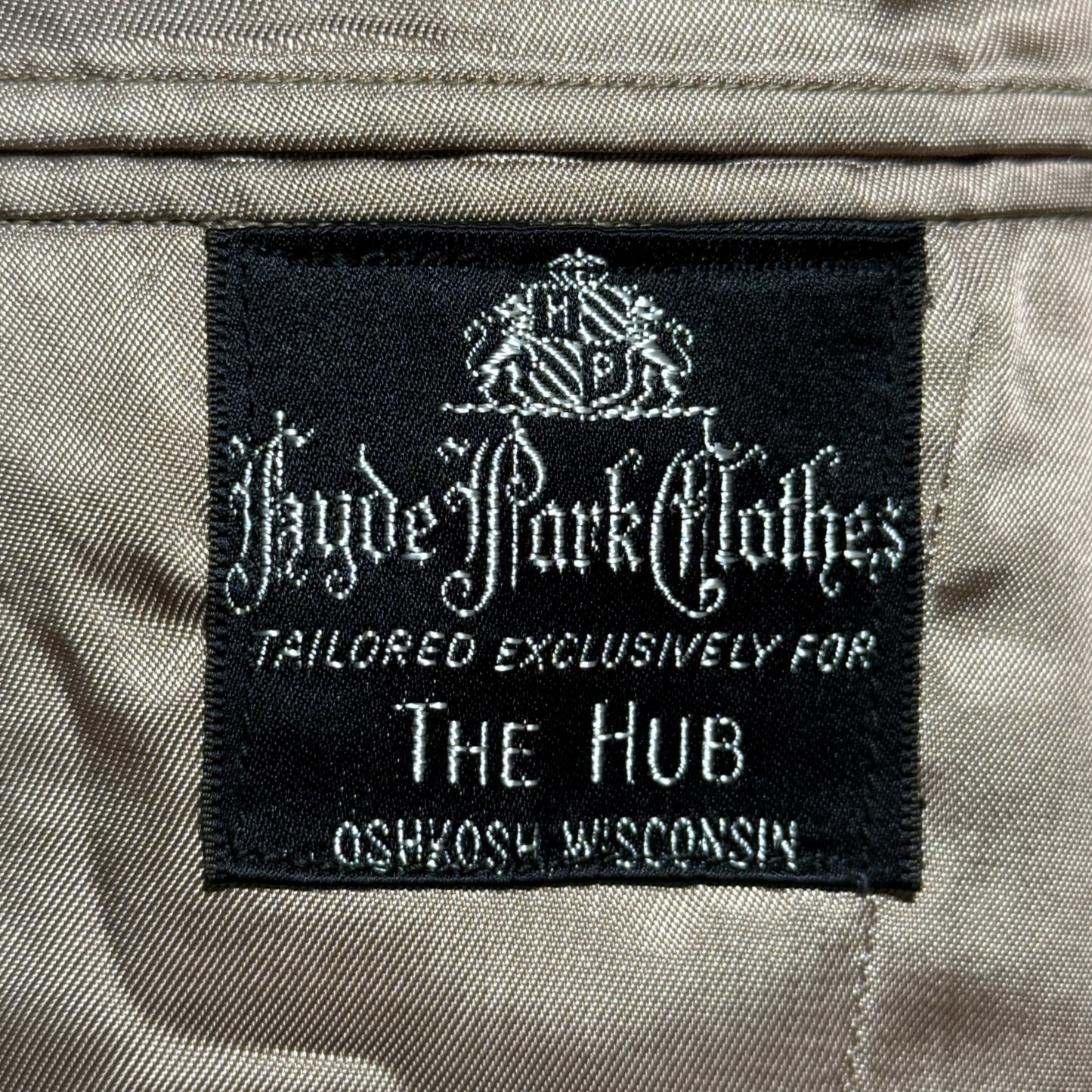 1940s Light Brown Herringbone Wool Double Breasted 2pc Suit