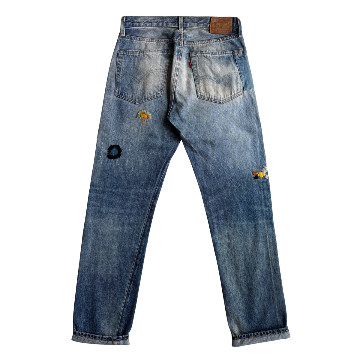 1954 Levi's 501Z XX Grandstand Patchwork Denim Jeans (30)