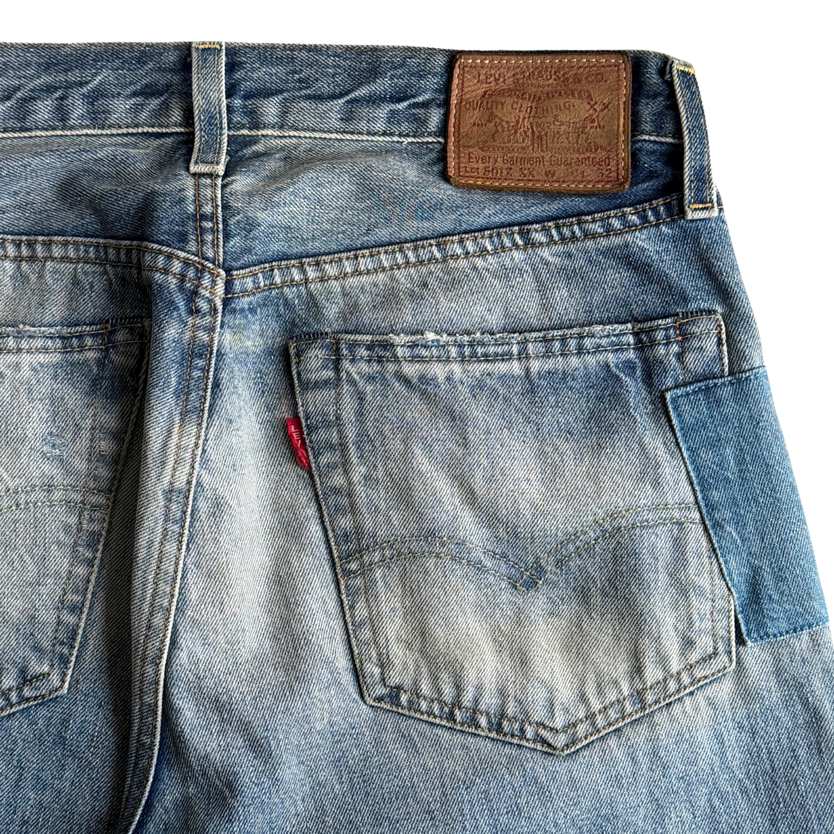 1954 Levi's 501Z XX Grandstand Patchwork Denim Jeans (30)