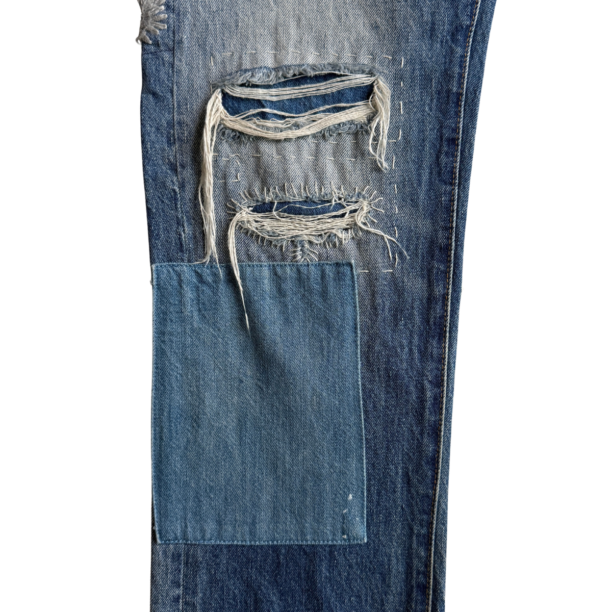 1954 Levi's 501Z XX Grandstand Patchwork Denim Jeans (30)