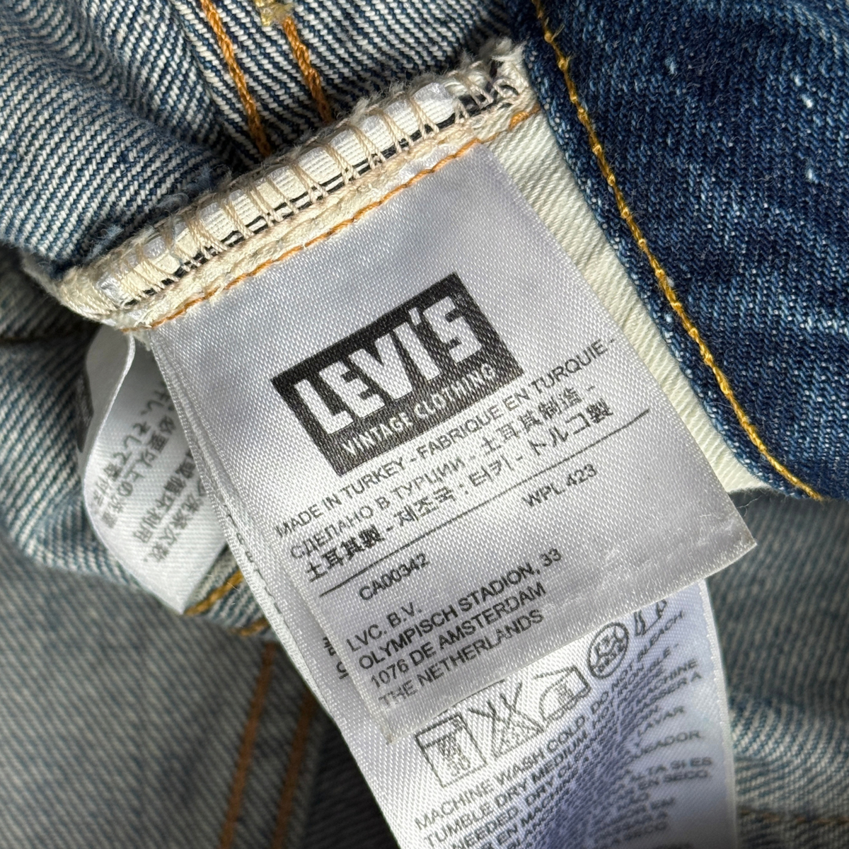 1954 Levi's 501Z XX Grandstand Patchwork Denim Jeans (30)