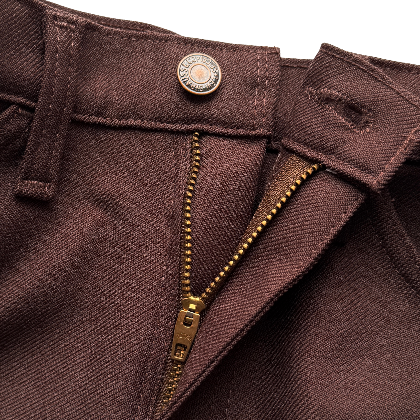 1980s Levi's 517 Brown Bootcut Pants (30)