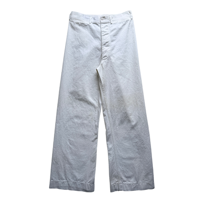 1940s U.S Navy White Sailor Uniform Pants (28)