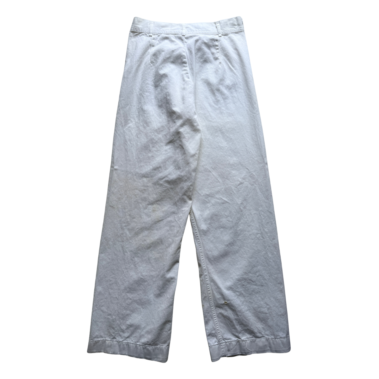 1940s U.S Navy White Sailor Uniform Pants (28)