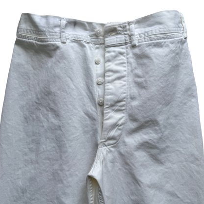 1940s U.S Navy White Sailor Uniform Pants (28)