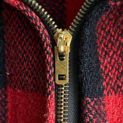 1950s Hercules Buffalo Plaid Wool Hunting Jacket