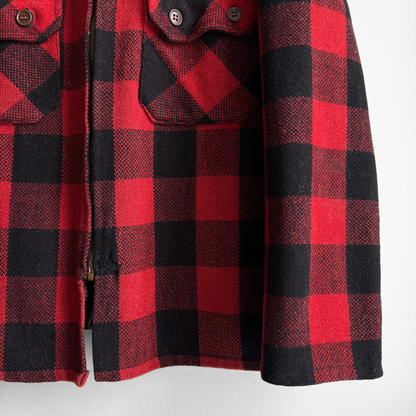 1950s Hercules Buffalo Plaid Wool Hunting Jacket