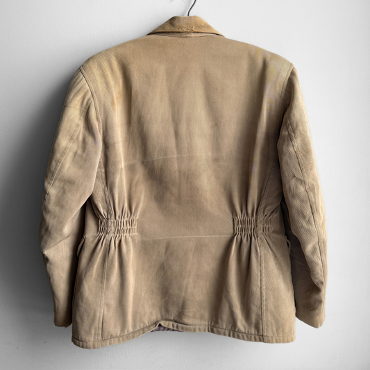 1950s Faded Tan Gabardine Windbreaker Jacket