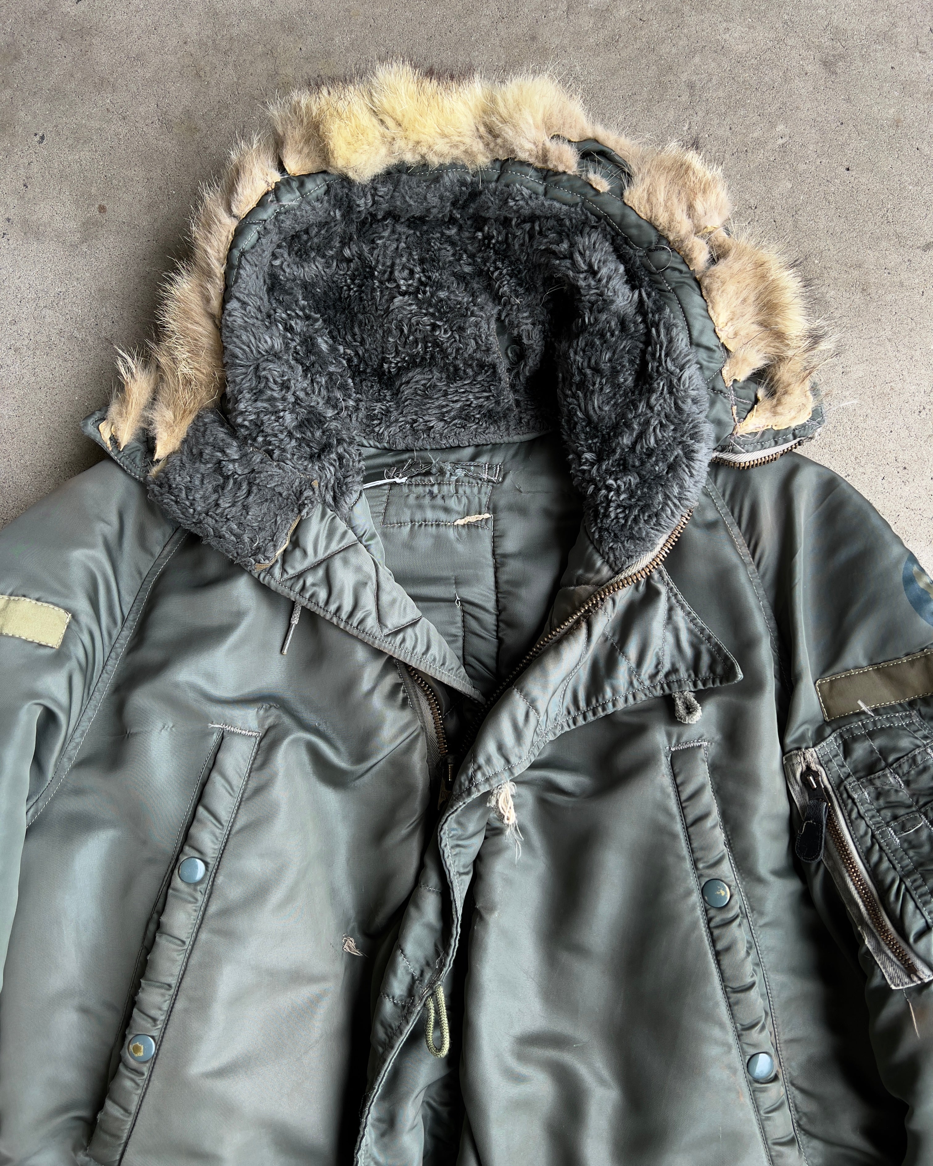 ThreadCount | Vintage 1960s N-3B USAF Sage Green Parka Flight