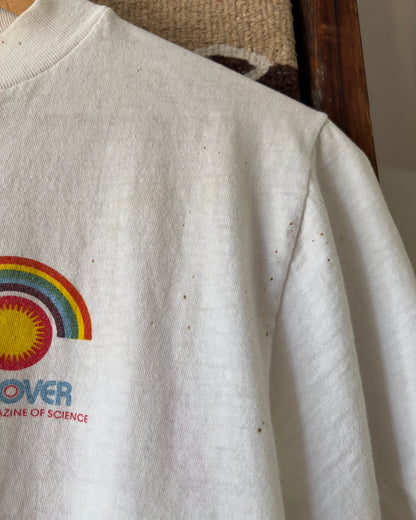 Vintage 1970s Discover Newsmagazine Of Science Rainbow Sun Tee  - Shop ThreadCount Vintage Co.