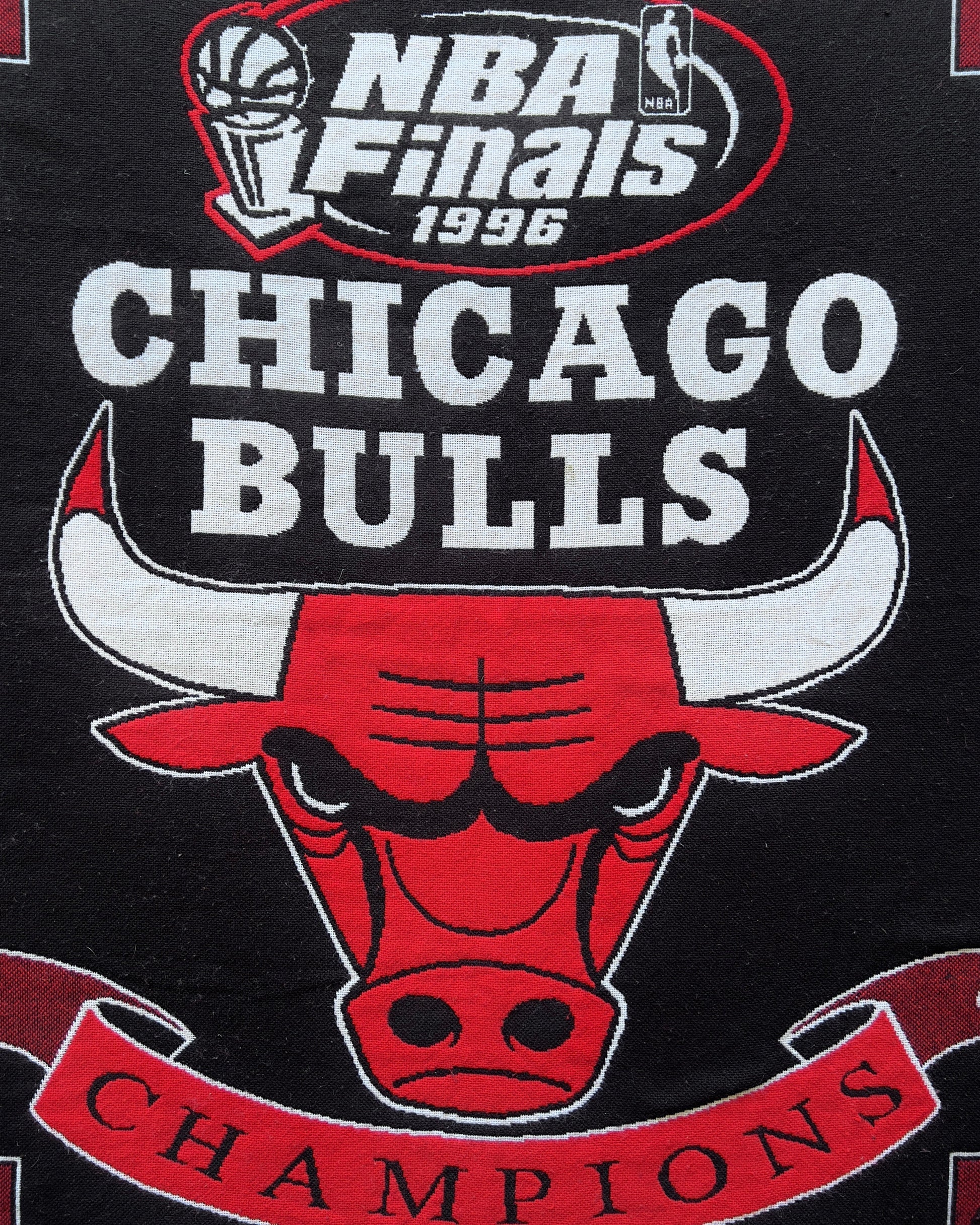 ThreadCount, Shop 1996 Chicago Bulls Finals World Champions Throw Blanket