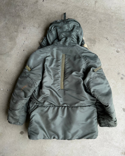 1960s N-3B USAF Stencil Green Parka Flight Jacket  - Shop ThreadCount Vintage Co.